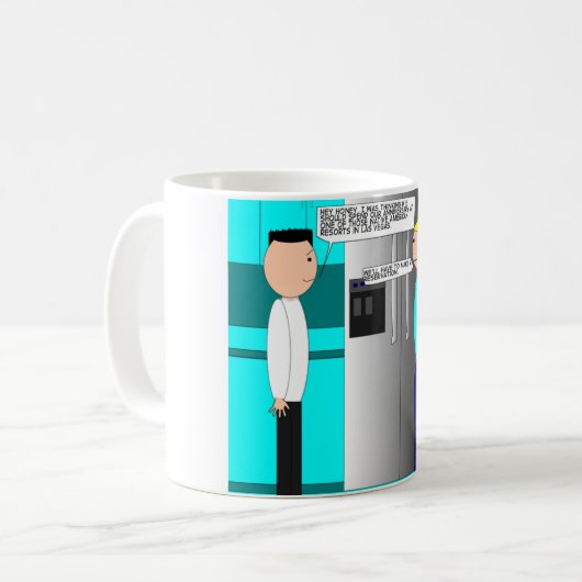 Papa blague mug (Devant gauche)
