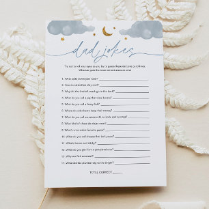 Papa Blagues Twinkle Star Baby shower Carte de jeu