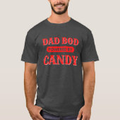 Papa Bod Alimenté Par T-Shirt Candy (Devant)