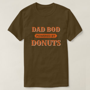 Papa Bod Alimenté Par T-shirt Donuts