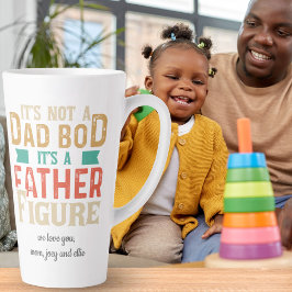 Papa Bod Grappig Quote Vaderdag Cadeau Latte Mok