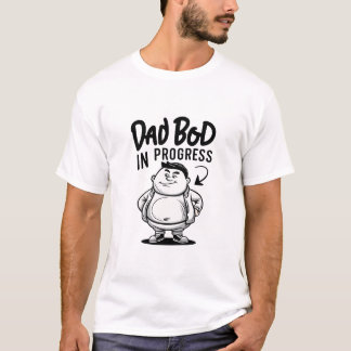 Papa Bod in uitvoering Vaderdag Special T-shirt