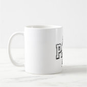 Papa Bold À damiers Lightning Keepsaké Mug (Gauche)