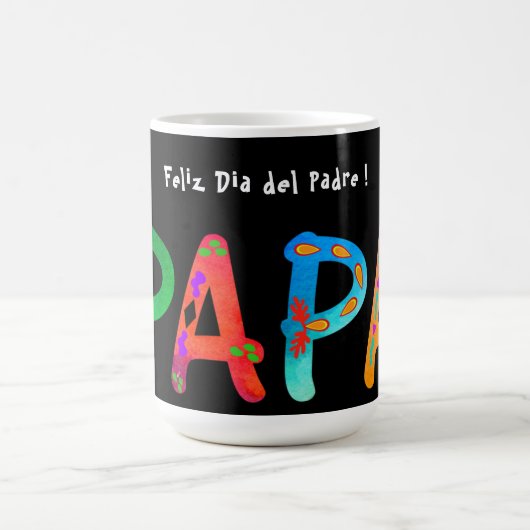 Papá Bold Boho Mug géométrique (Centre)