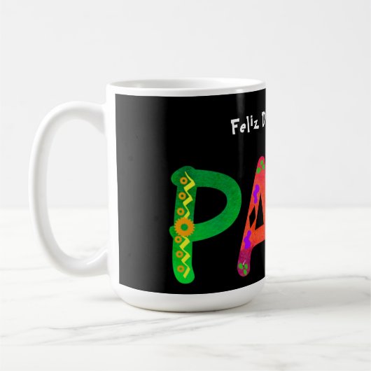 Papá Bold Boho Mug géométrique (Gauche)