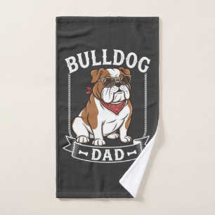 Papa Bouledogue Chien Lunettes de soleil Bandana