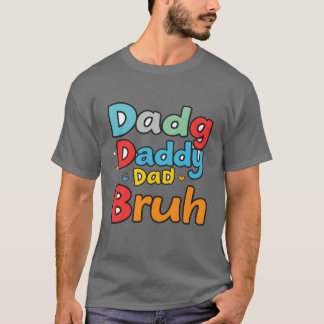 Papa Bruh: Humoristische papa-uitdrukkingen T-shirt