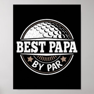 Papa By Par golfspeler Papa Vaders Poster