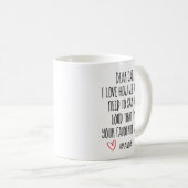 Papa Café Mug, Enfant Préféré, Mug Personnalisé,  (Devant droit)