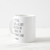 Papa Café Mug, Enfant Préféré, Mug Personnalisé,  (Devant gauche)