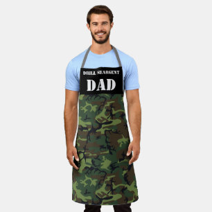 Papa Camouflage Camo Print Legerveteraan Schort