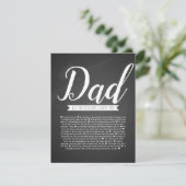 Papa carte d'anniversaire toutes les raisons pour  (Debout devant)