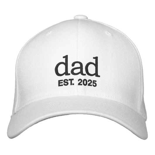 Papa casquette avec date (Devant)