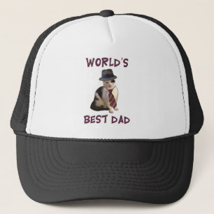 Papa Cat: Beste vader van de wereld Trucker Pet