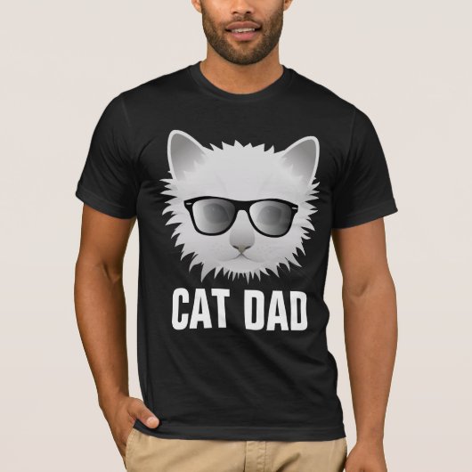 PAPA CHAT T-SHIRT DRÔLE (Devant)