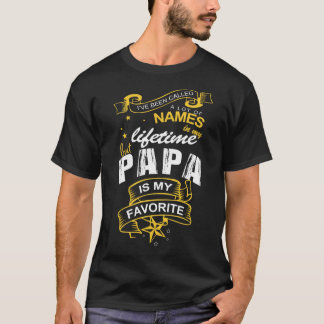 PAPA CHAUD DE T-SHIRT DE PAPA MON NOM PRÉFÉRÉ