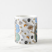 Papa chien Mug personnalisée avec photo (Centre)