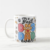 Papa chien Mug personnalisée avec photo (Gauche)