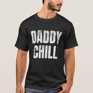 Papa Chill Funny Viral Tik Trending Meme Distress T-shirt