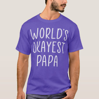 Papa citaat retro t-shirt