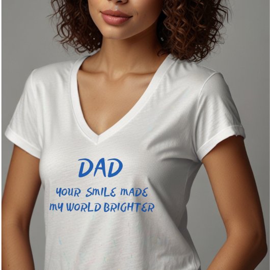 Papa cite les T-shirts des femmes