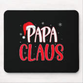 Papa Claus Christmas Family Matching Pajamas Funny Muismat (Voorkant)