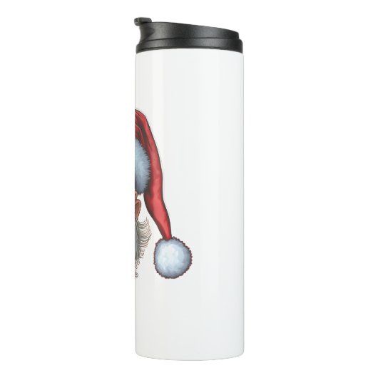 Papa Claus Coffee Mok Hip Flask (Geroteerd rechts)