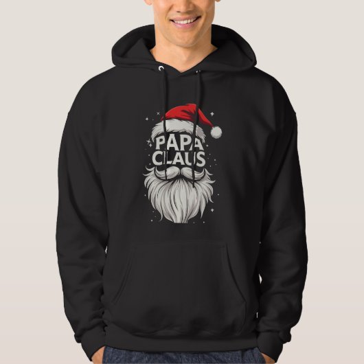 Papa Claus Hoodie (Voorkant)