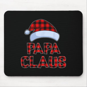 Papa Claus kerstlampjes Pajama familie komt overee Muismat