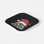 Papa Claus kerstlampjes Pajama familie komt overee Papieren Bordje (Gebogen)