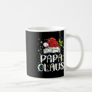 Papa Claus Kerstlichten Pyjama Familie Matching Koffiemok