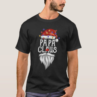 Papa Claus Santa Hat Familie Kerstpyjama Papa T-shirt