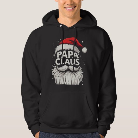 Papa Claus Sweat - shirt à capuche (Devant)