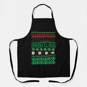 Papa Claus Ugly kerstkeuken kerstcadeaus Schort