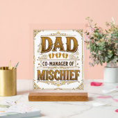 Papa Co-gérant de la farce Conception de père drôl (Mariage)