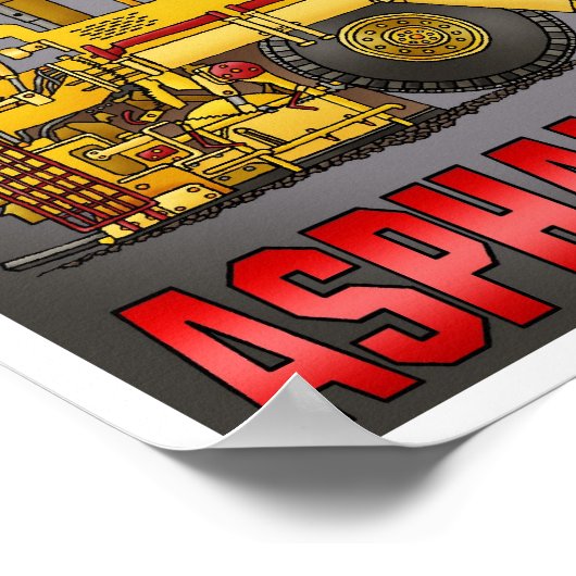 Papa Conduit Un Asphalte Paving Machine Poster Imp (Coin)