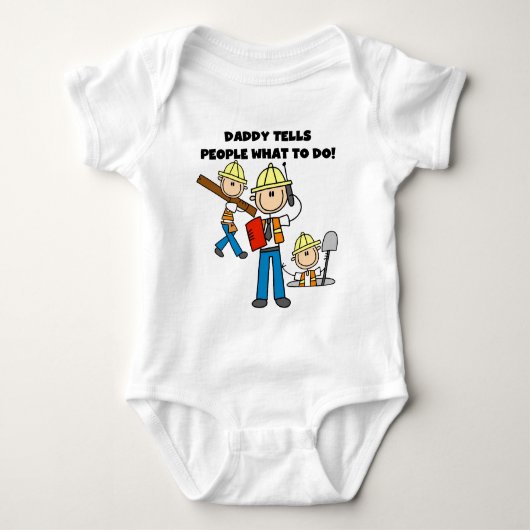 Papa Construction Foreman Romper (Voorkant)