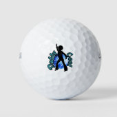 Papa Cool Disco Dance Father Day Golfballen (Voorkant)