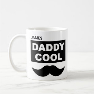 Papa Cool Mok   Mustache Cool Dad Novelty Cup