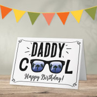 Papa Cool Trendy Zonnebril Gelukkige Verjaardag