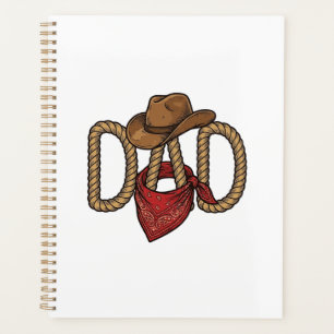 Papa Cowboy Corda Chapeau Bandana Gravure Vintage