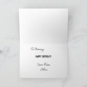 papa daddy Carte d'anniversaire photo collage fami (Intérieur)