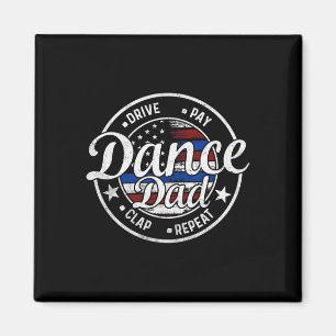 Papa Dans Amerikaanse Danser Dansende Vader Magneet