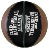 Papa de basketbal legende grappige vaders dag gesc (Verticaal)