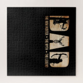 Papa De Bow Hunter Myth Legend Hunting Gift Legpuzzel (Horizontaal)