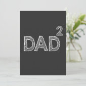 Papa De Deux Enfants Drôle Papa De 2 Carte Fête de (Debout devant)