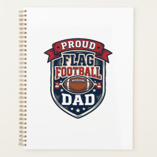Papa de football drapeau fier Badge vintage patrio