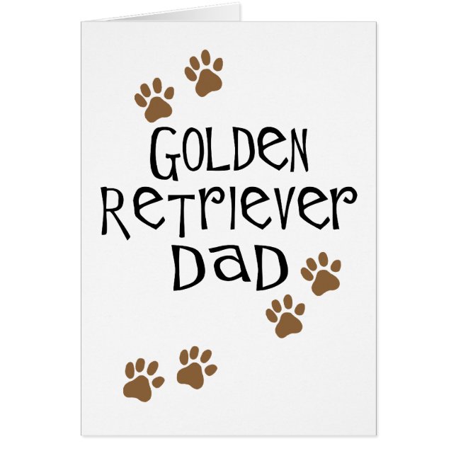 Papa de golden retriever (Devant)