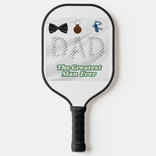 Papa de Grootste Man Pickleball Paddle (Voorkant)