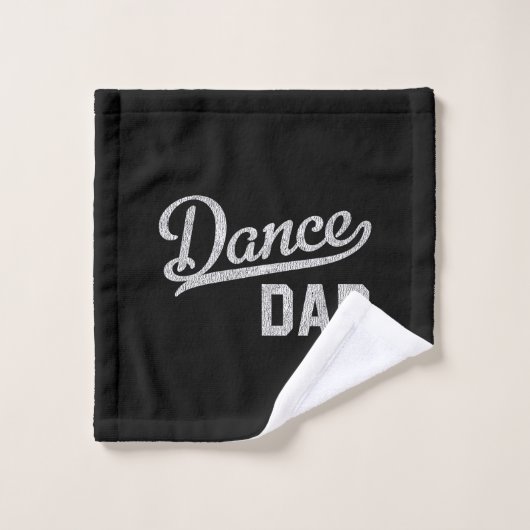 Papa de la danse Danseur fier Papa (Gant de toilette)